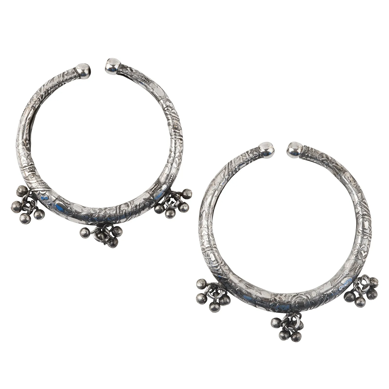 Teejh Asma Silver Oxidised Bracelet