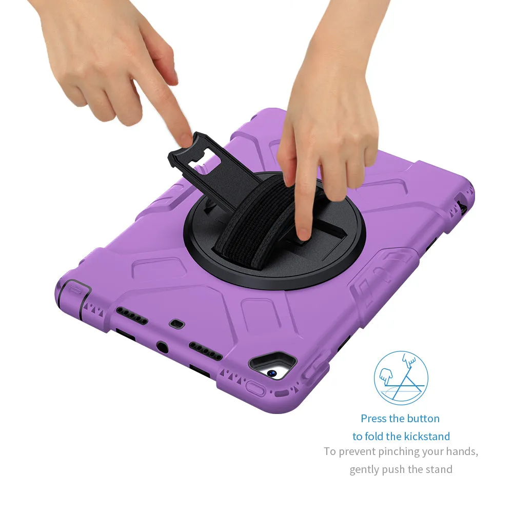 Tough On iPad 7 / 8 / 9th Gen 10.2" Case Rugged Protection Purple