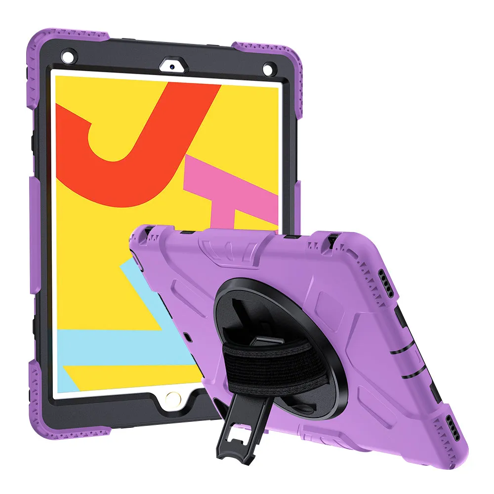 Tough On iPad 7 / 8 / 9th Gen 10.2" Case Rugged Protection Purple