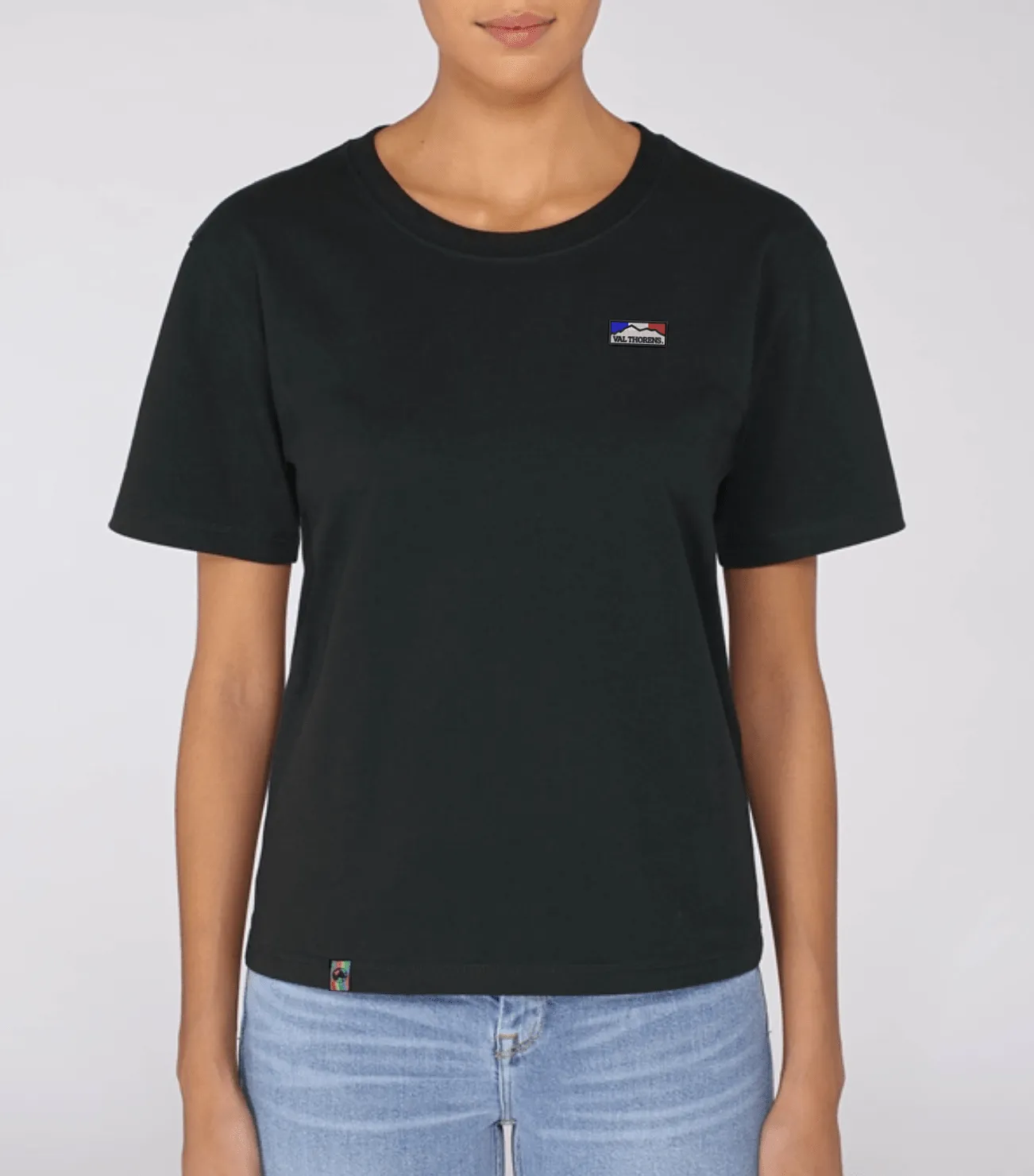 Val Thorens T-Shirt | Women's Boxy Fit | 100% Organic Cotton.