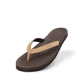 Women's Flip Flops - Soil/Soil Light