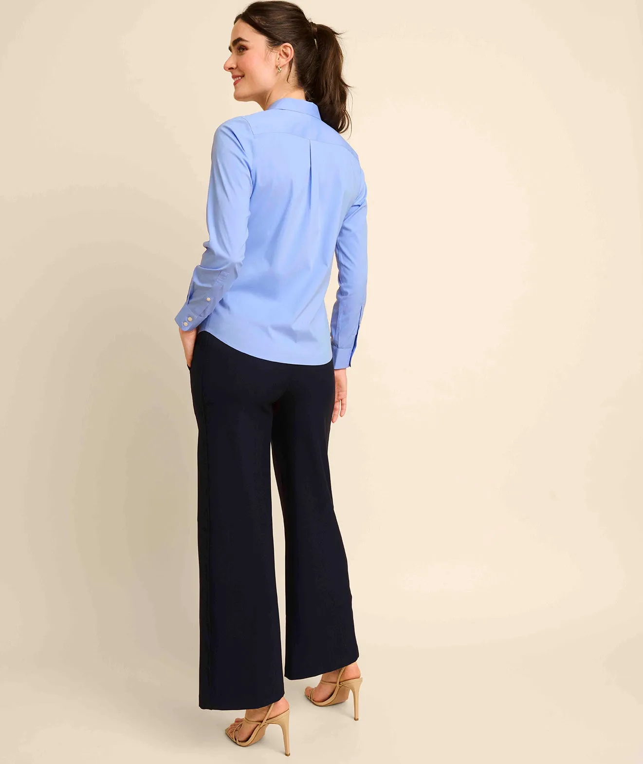 Wrinkle-Free Stretch Cotton Bella Shirt